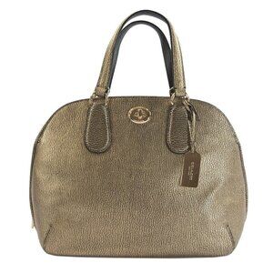 Coach Prince Street Mottled Gold LARGE Satchel